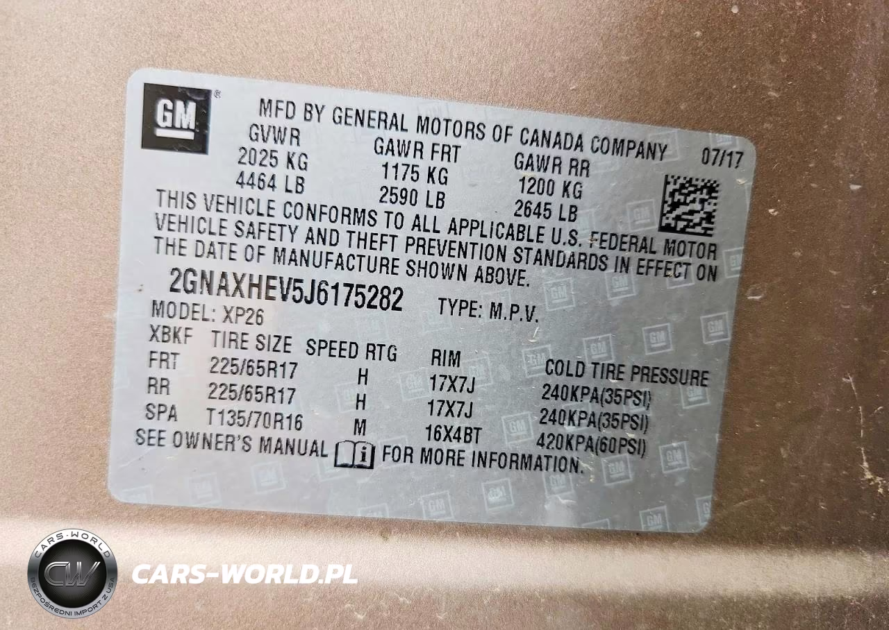 2018 Chevrolet Equinox Ls VIN:2GNAXHEV5J6175282 - 13