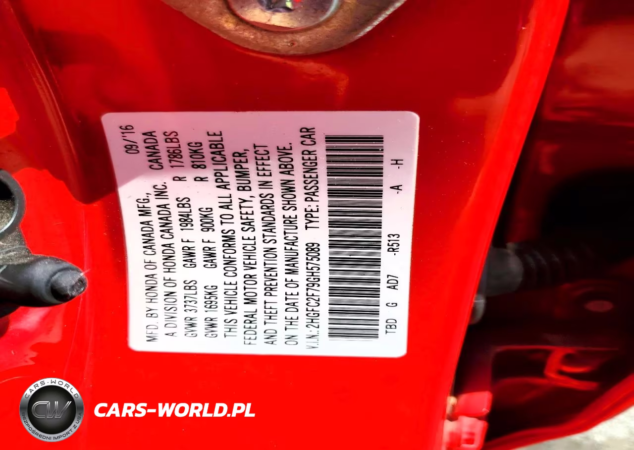 2016 Honda Civic Ex VIN:2HGFC2F79GH575089 - 12