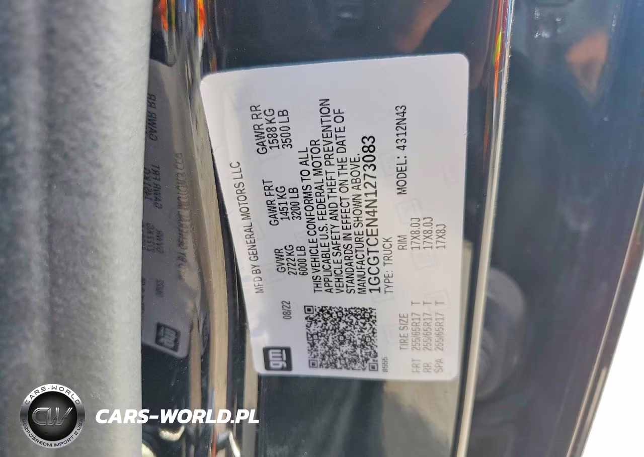 2022 Chevrolet Colorado Lt VIN:1GCGTCEN4N1273083 - 13