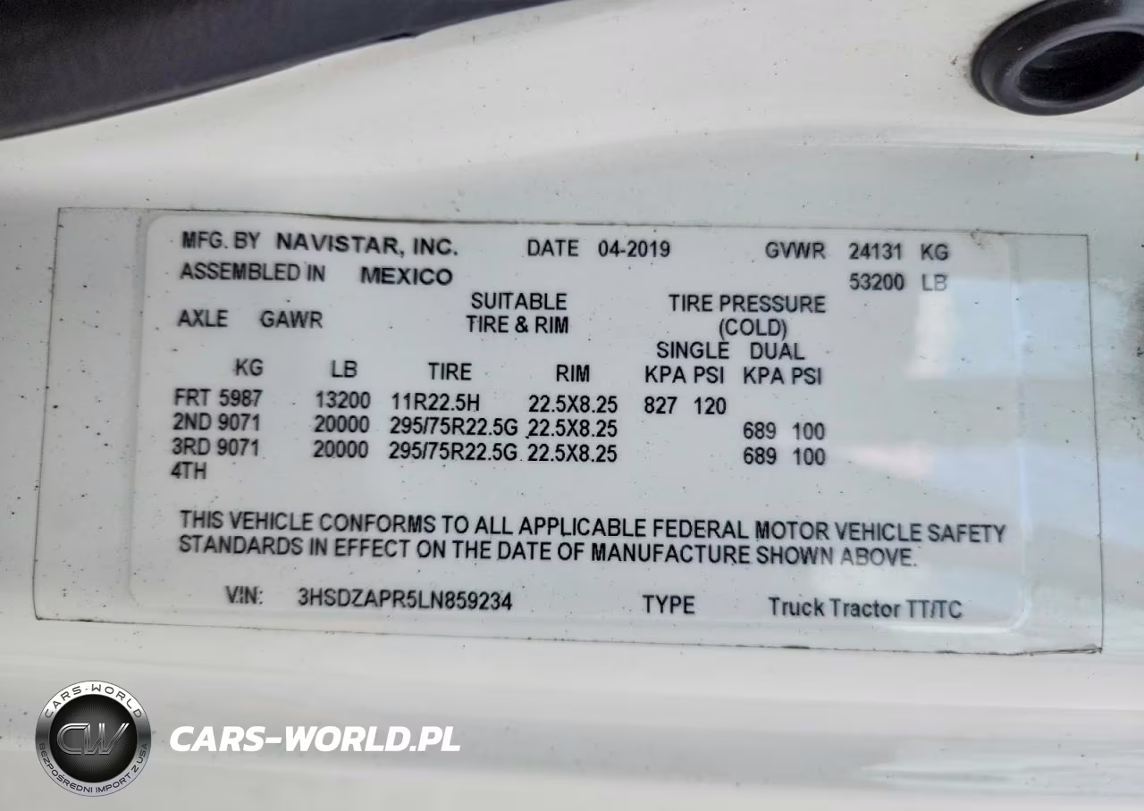 2020 International Lt625 Semi Truck VIN:3HSDZAPR5LN859234 - 10