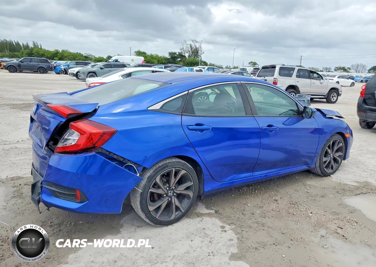 2020 Honda Civic Sport VIN:2HGFC2F85LH572709 - 3