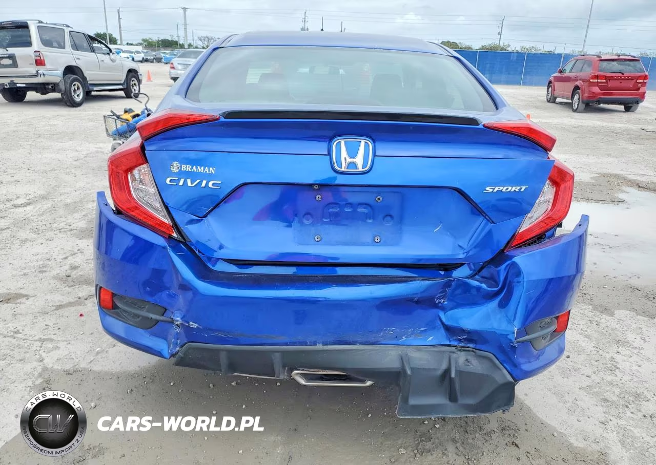 2020 Honda Civic Sport VIN:2HGFC2F85LH572709 - 6
