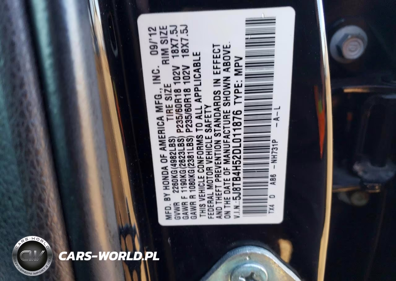 2013 Acura Rdx Technology VIN:5J8TB4H52DL011876 - 13
