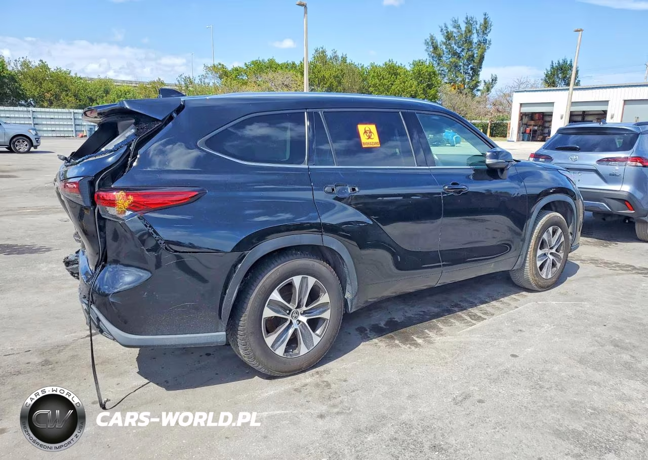 2021 Toyota Highlander Xle VIN:5TDGZRAH7MS536668 - 3
