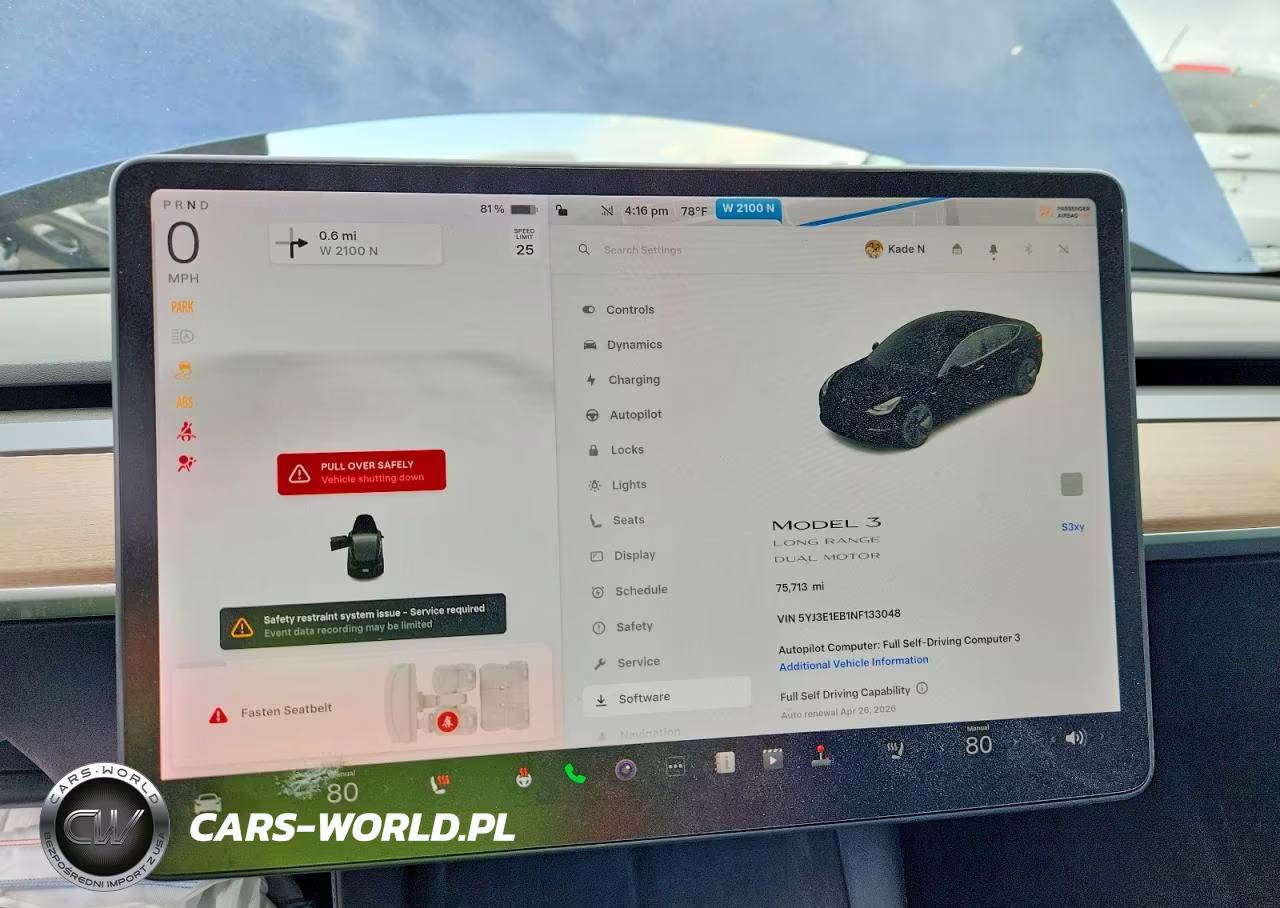 2022 Tesla Model 3 VIN:5YJ3E1EB1NF133048 - 9