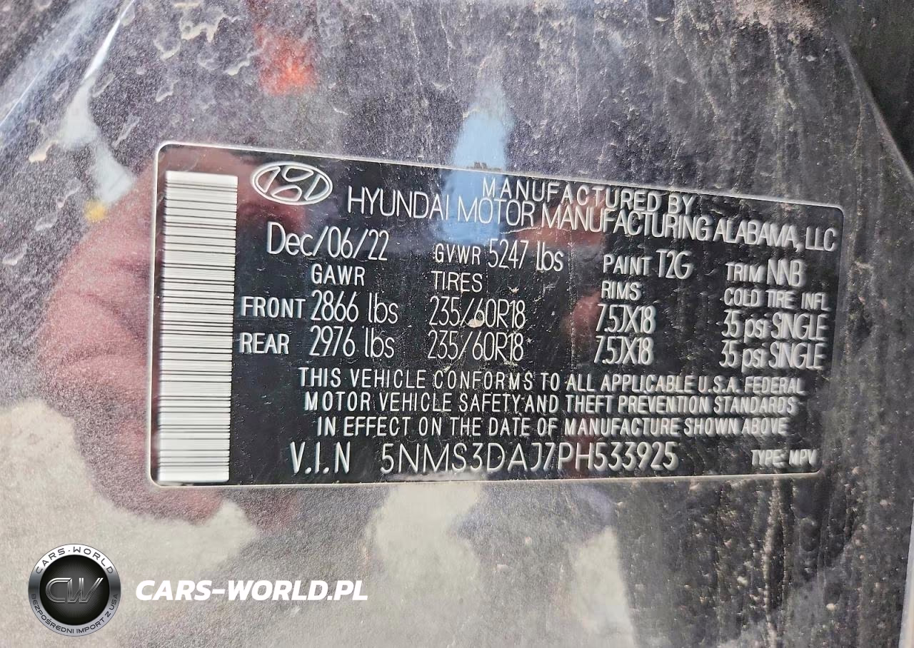 2023 Hyundai Santa Fe Sel Premium VIN:5NMS3DAJ7PH533925 - 13