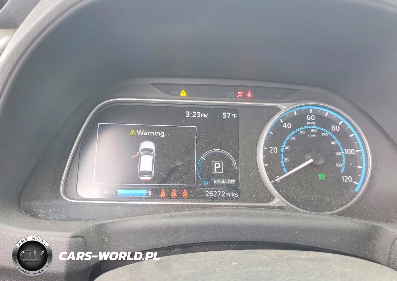 2022 Nissan Leaf Sv VIN:1N4AZ1CVXNC560949 - 9