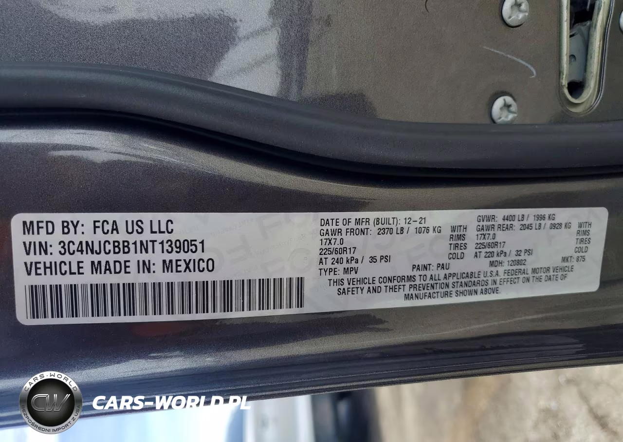 2022 Jeep Compass Latitude VIN:3C4NJCBB1NT139051 - 13