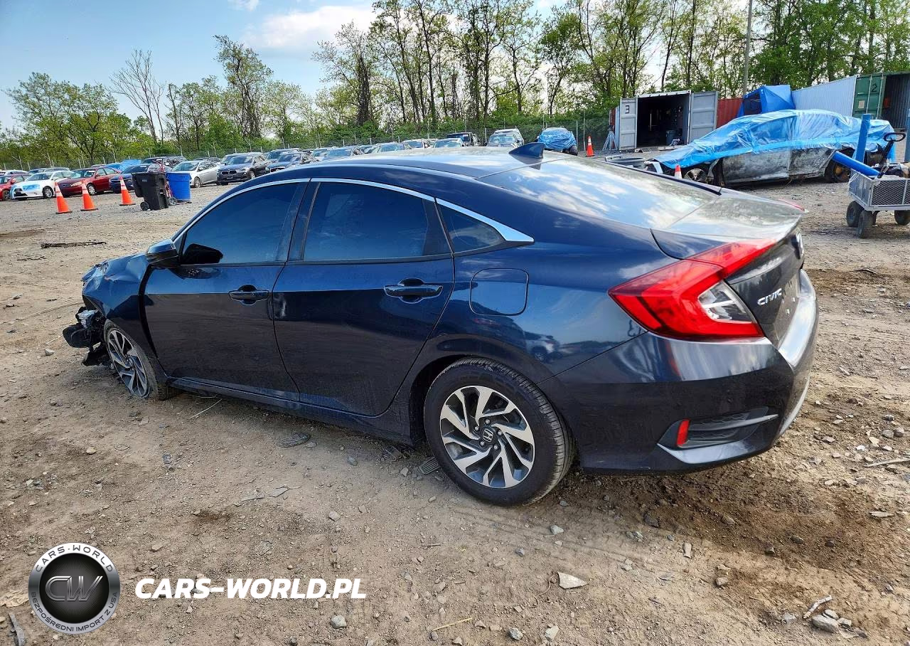 2017 Honda Civic Ex VIN:2HGFC2F75HH501704 - 2