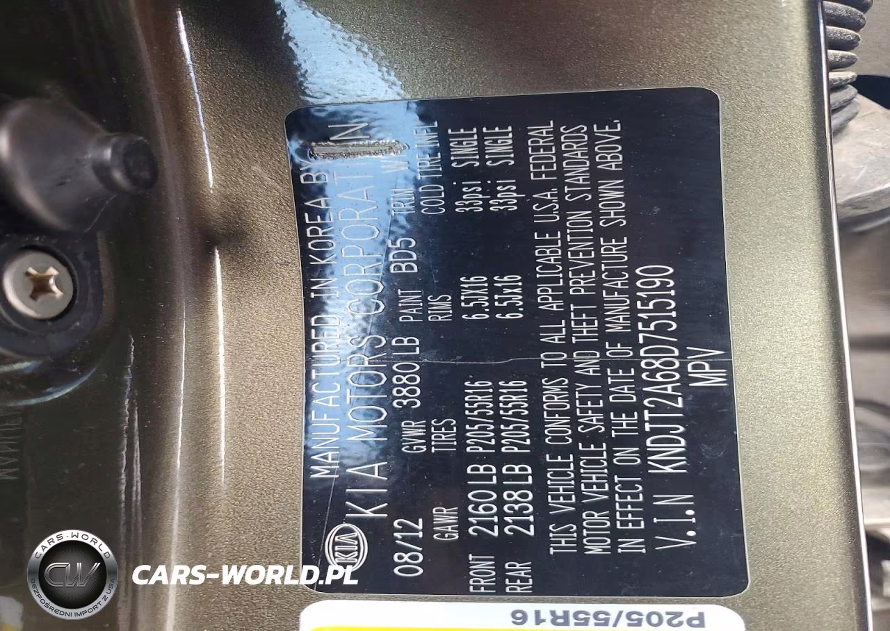 2013 Kia Soul + VIN:KNDJT2A68D7515190 - 13