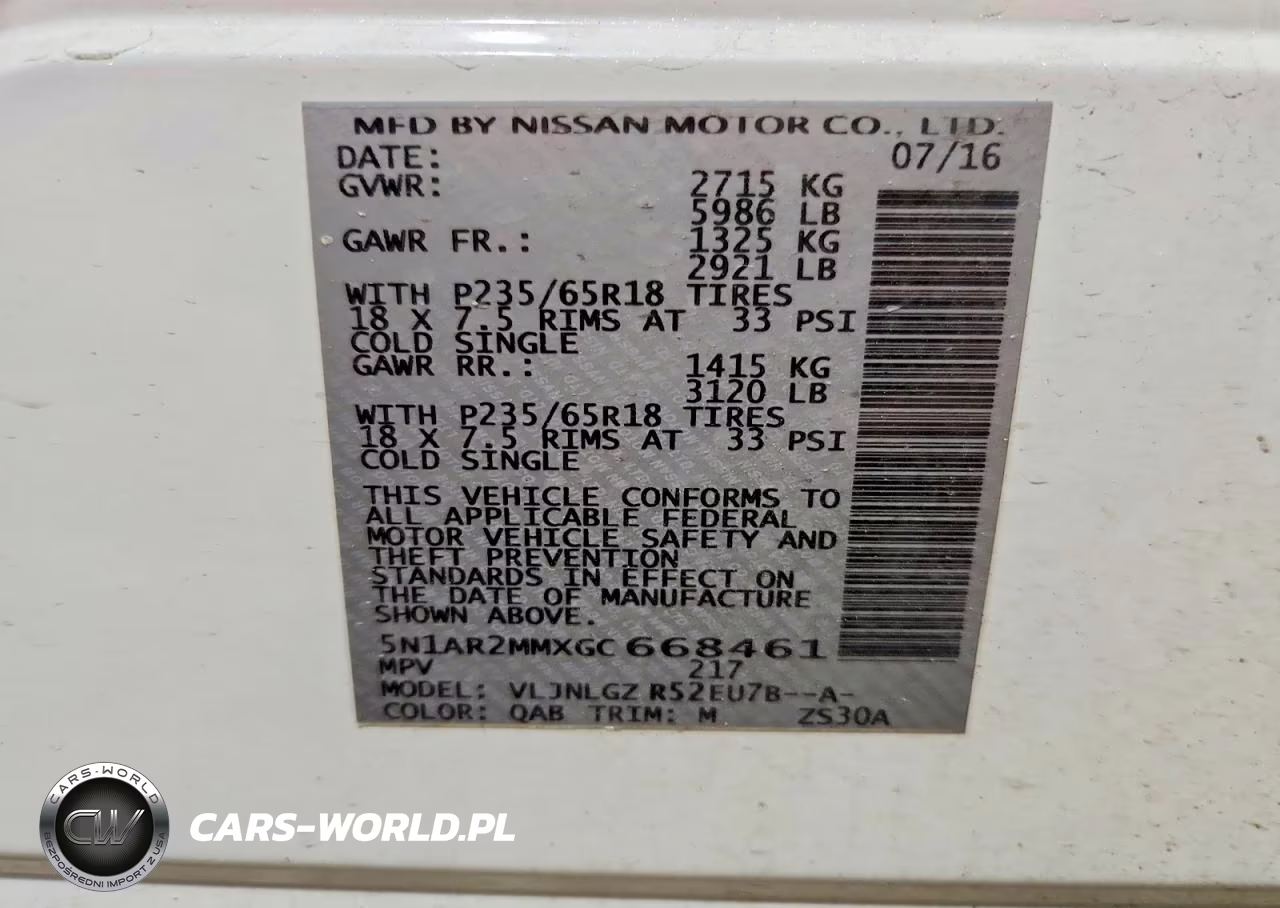2016 Nissan Pathfinder Sl VIN:5N1AR2MMXGC668461 - 14