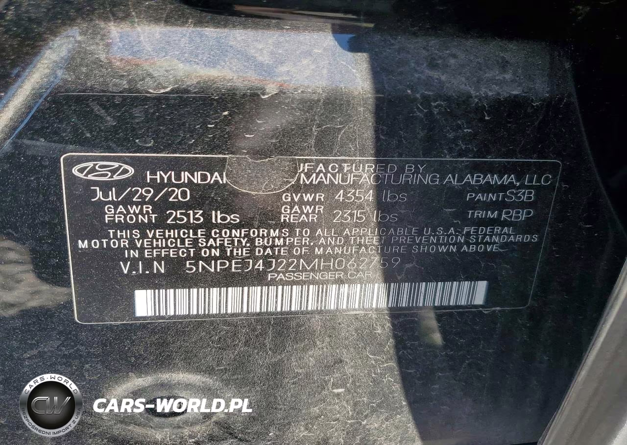 2021 Hyundai Sonata Sel Plus VIN:5NPEJ4J22MH062759 - 12