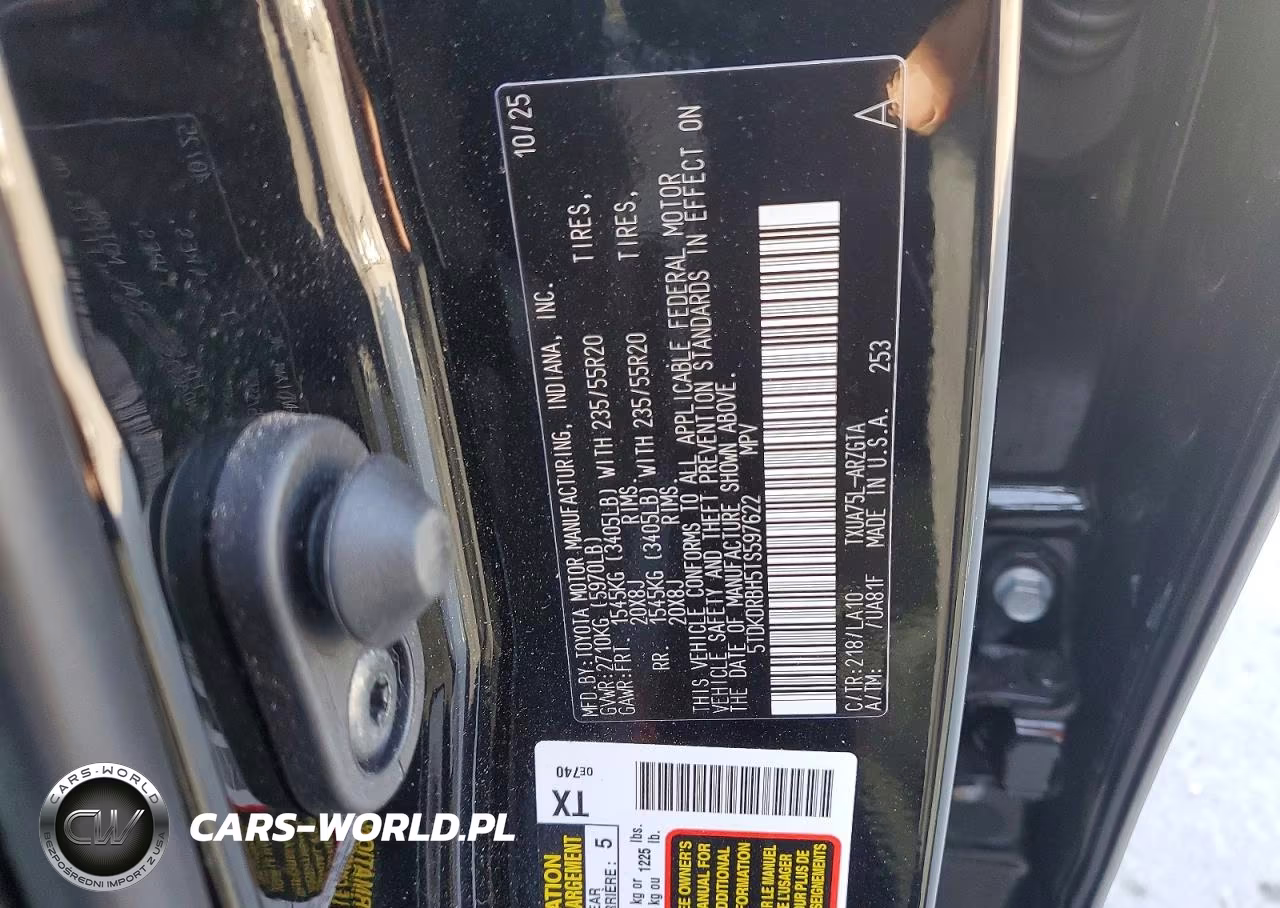 2026 Toyota Highlander Platinum VIN:5TDKDRBH5TS597622 - 13