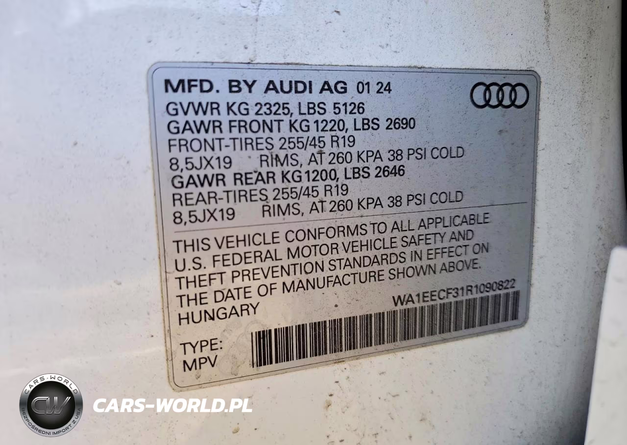 2024 Audi Q3 Premium Plus S Line 45 VIN:WA1EECF31R1090822 - 13