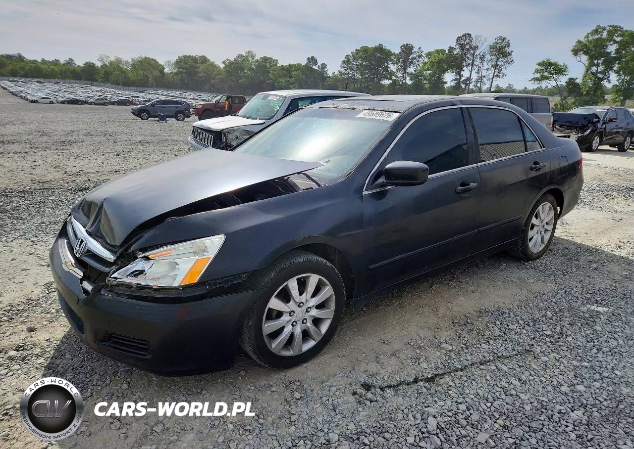 2007 Honda Accord Ex VIN:1HGCM568X7A076729 - 1