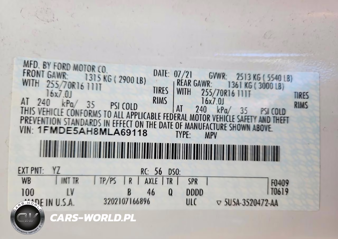 2021 Ford Bronco Base VIN:1FMDE5AH8MLA69118 - 14