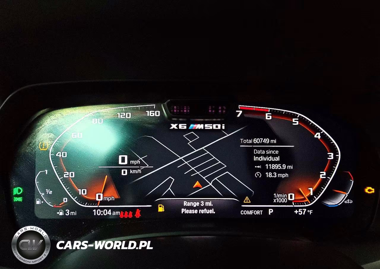 2021 BMW X6 M50I VIN:5UXCY8C04M9E21187 - 9