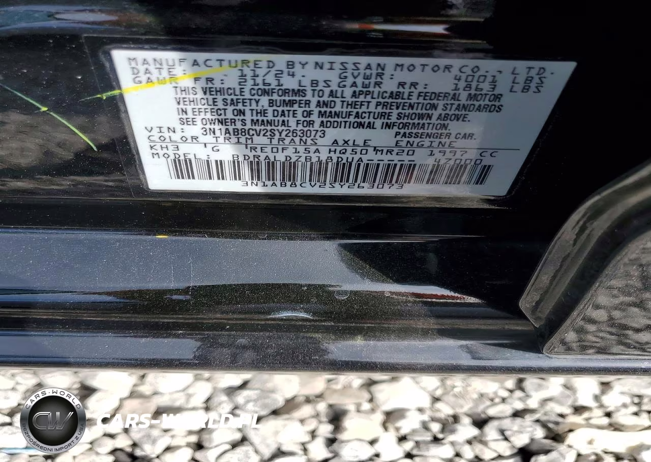2025 Nissan Sentra Sv VIN:3N1AB8CV2SY263073 - 12