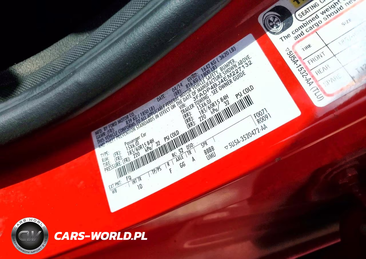 2014 Ford Fiesta Se VIN:3FADP4BJ4EM227132 - 12
