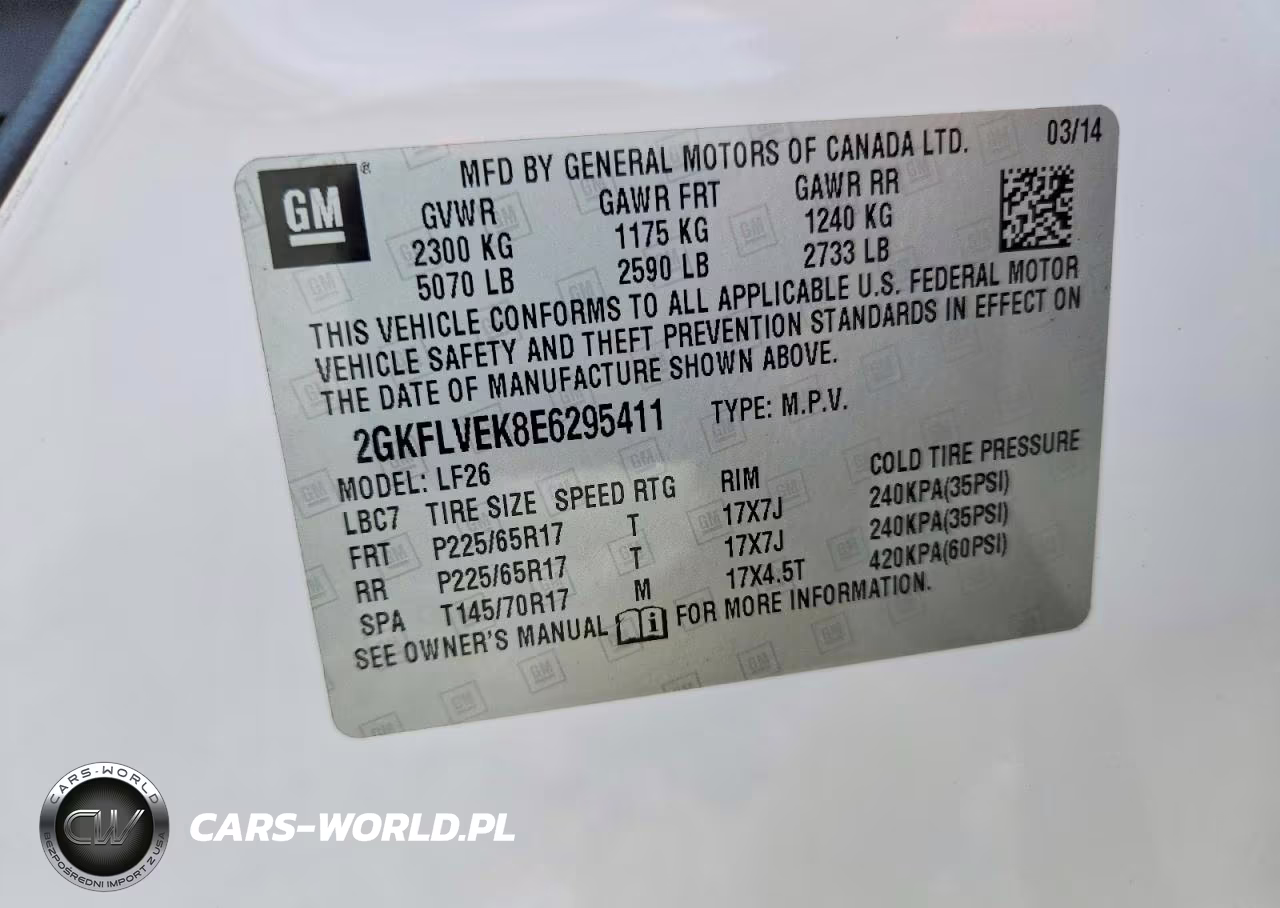 2014 GMC Terrain Sle VIN:2GKFLVEK8E6295411 - 14