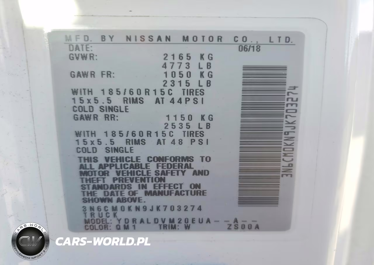 2018 Nissan Nv200 Delivery Van VIN:3N6CM0KN9JK703274 - 14
