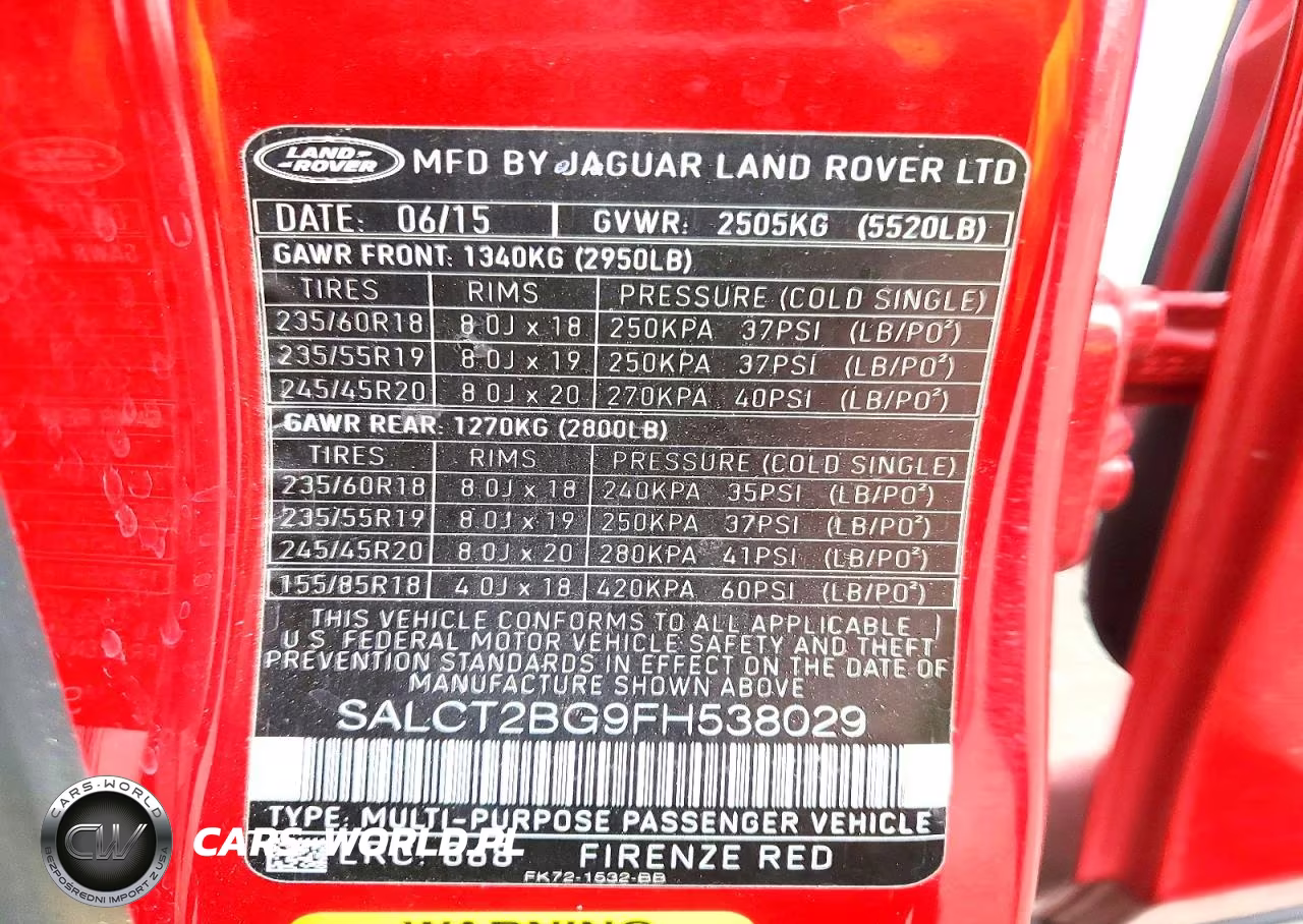2015 Land Rover Discovery Sport Hse Luxury VIN:SALCT2BG9FH538029 - 13