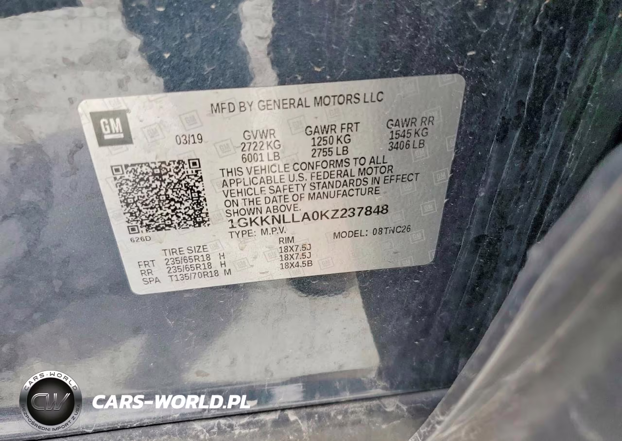 2019 GMC Acadia Sle VIN:1GKKNLLA0KZ237848 - 12