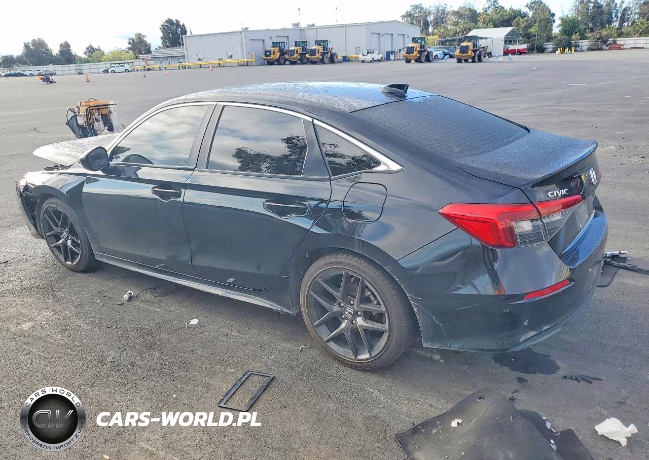 2022 Honda Civic Ex VIN:JHMFE1F74NX001607 - 2