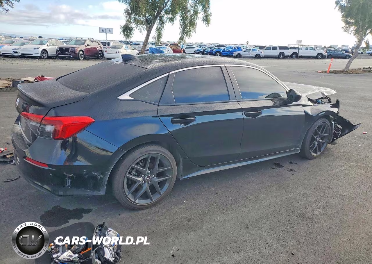 2022 Honda Civic Ex VIN:JHMFE1F74NX001607 - 3