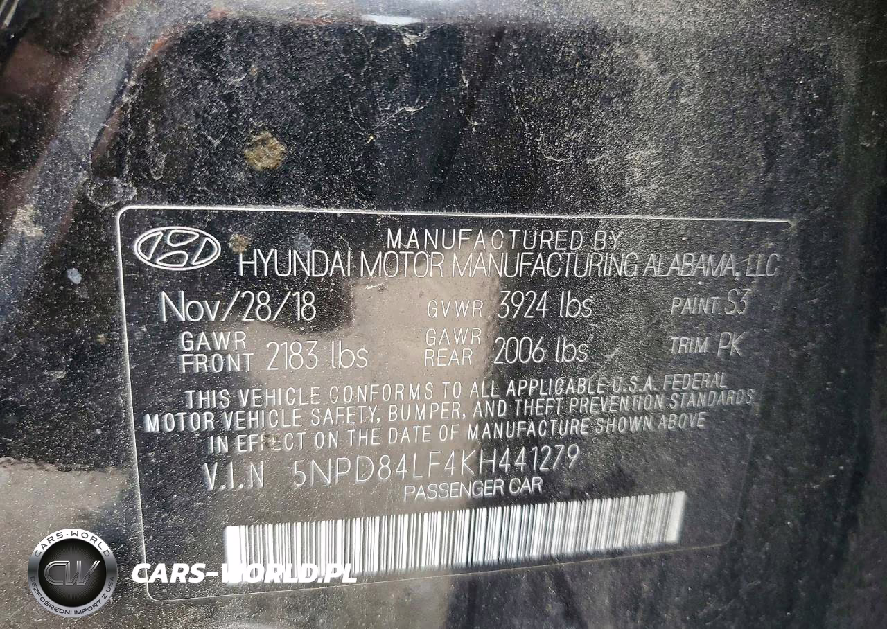2019 Hyundai Elantra Sel VIN:5NPD84LF4KH441279 - 13