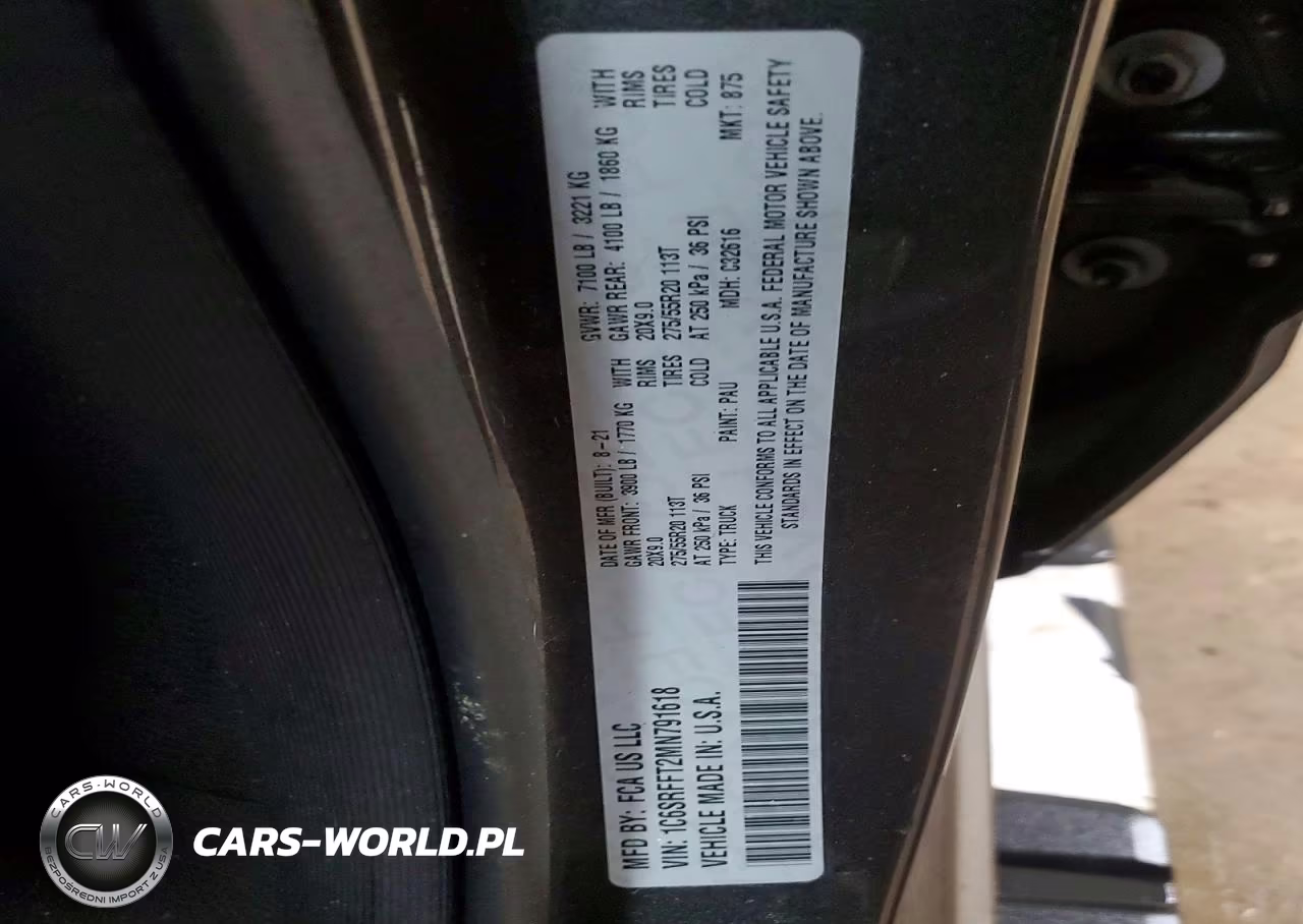 2021 Ram 1500 Big Horn VIN:1C6SRFFT2MN791618 - 12
