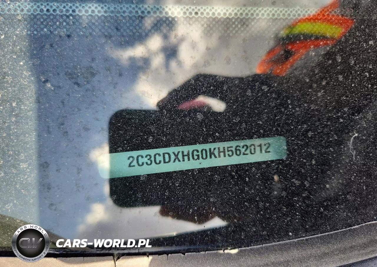2019 Dodge Charger Gt VIN:2C3CDXHG0KH562012 - 12