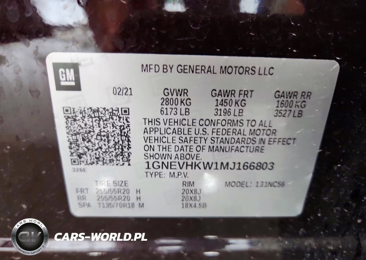 2021 Chevrolet Traverse Lt VIN:1GNEVHKW1MJ166803 - 13
