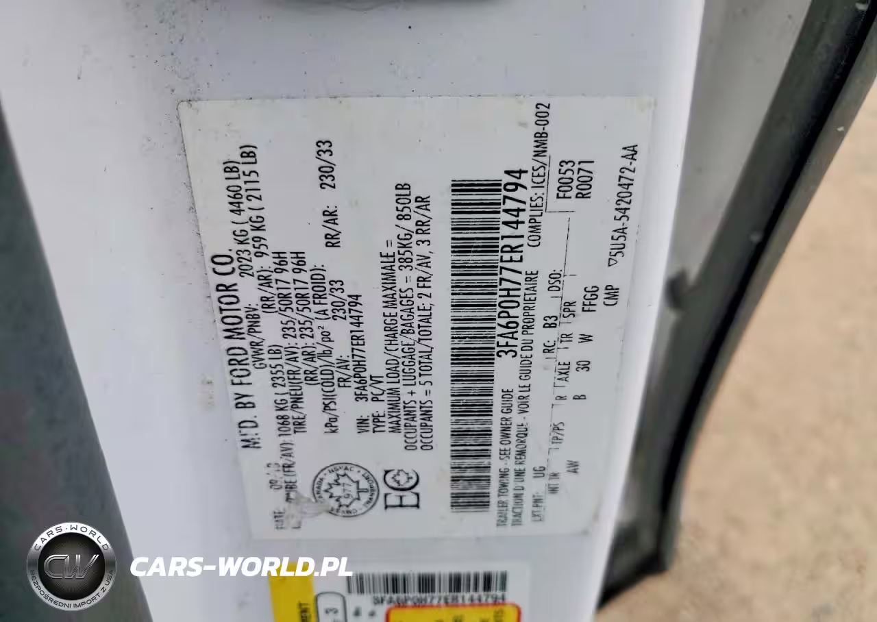 2014 Ford Fusion Se VIN:3FA6P0H77ER144794 - 12