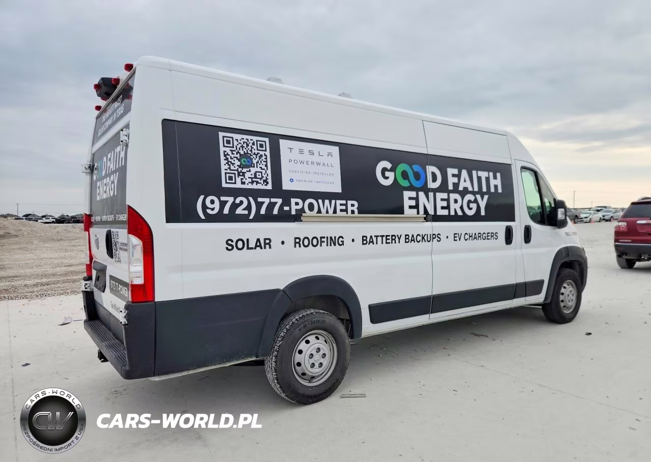 2023 Ram Promaster 3500 Delivery Van VIN:3C6MRVJG1PE520183 - 3