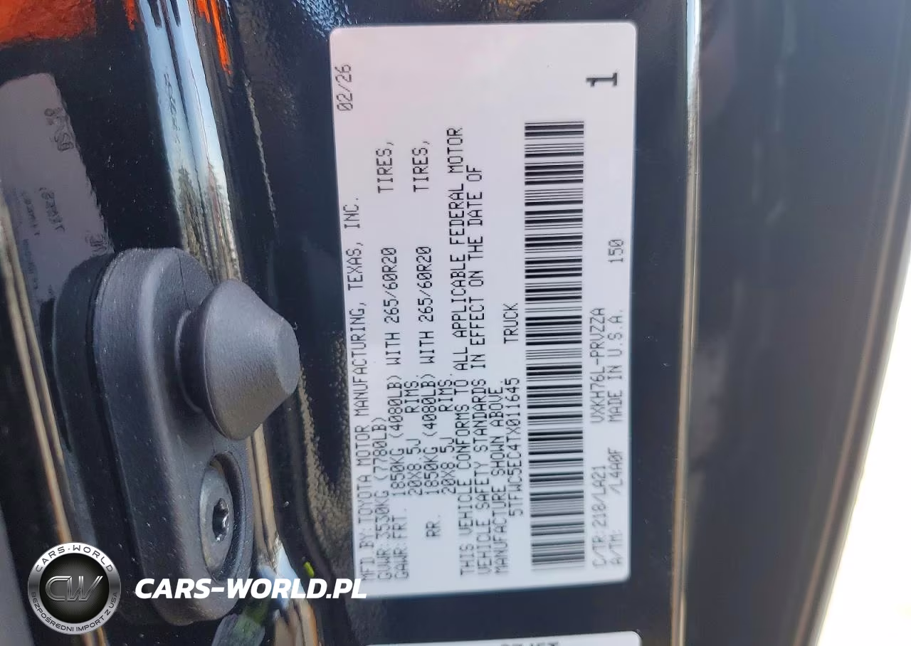 2026 Toyota Tundra Platinum Hv VIN:5TFWC5EC4TX011645 - 12