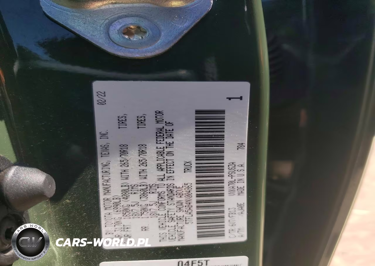 2022 Toyota Tundra Sr5 VIN:5TFLA5AB4NX004865 - 13