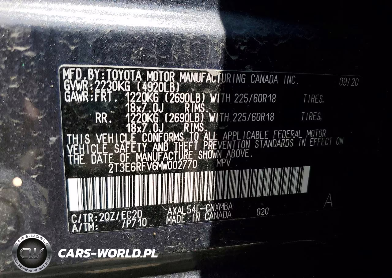2021 Toyota Rav4 Xse VIN:2T3E6RFV6MW002770 - 13