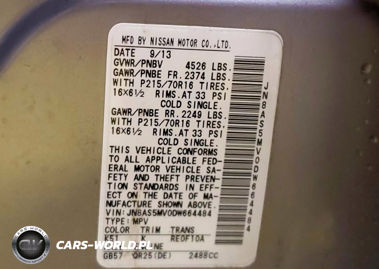 2013 Nissan Rogue S VIN:JN8AS5MV0DW664484 - 14