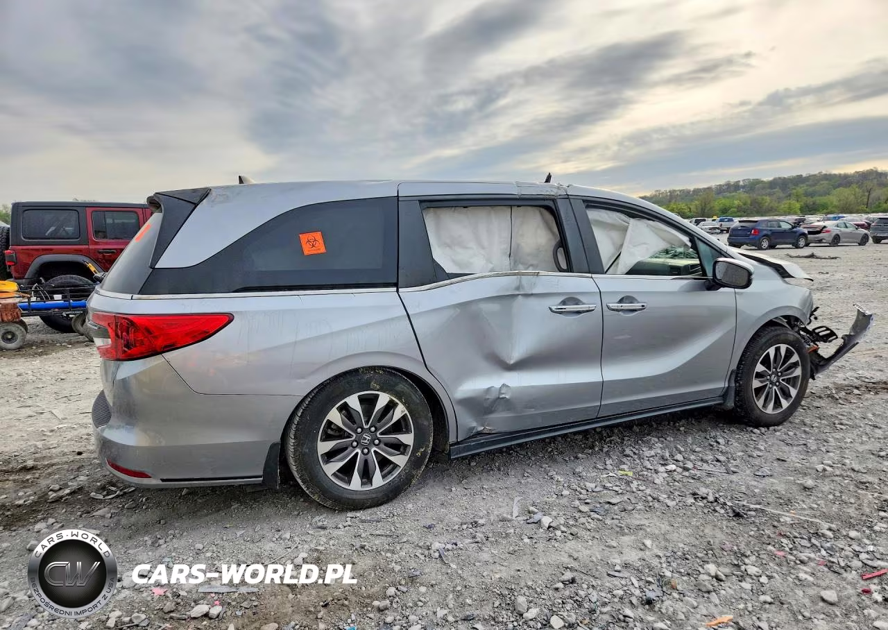 2021 Honda Odyssey Exl VIN:5FNRL6H75MB029214 - 3