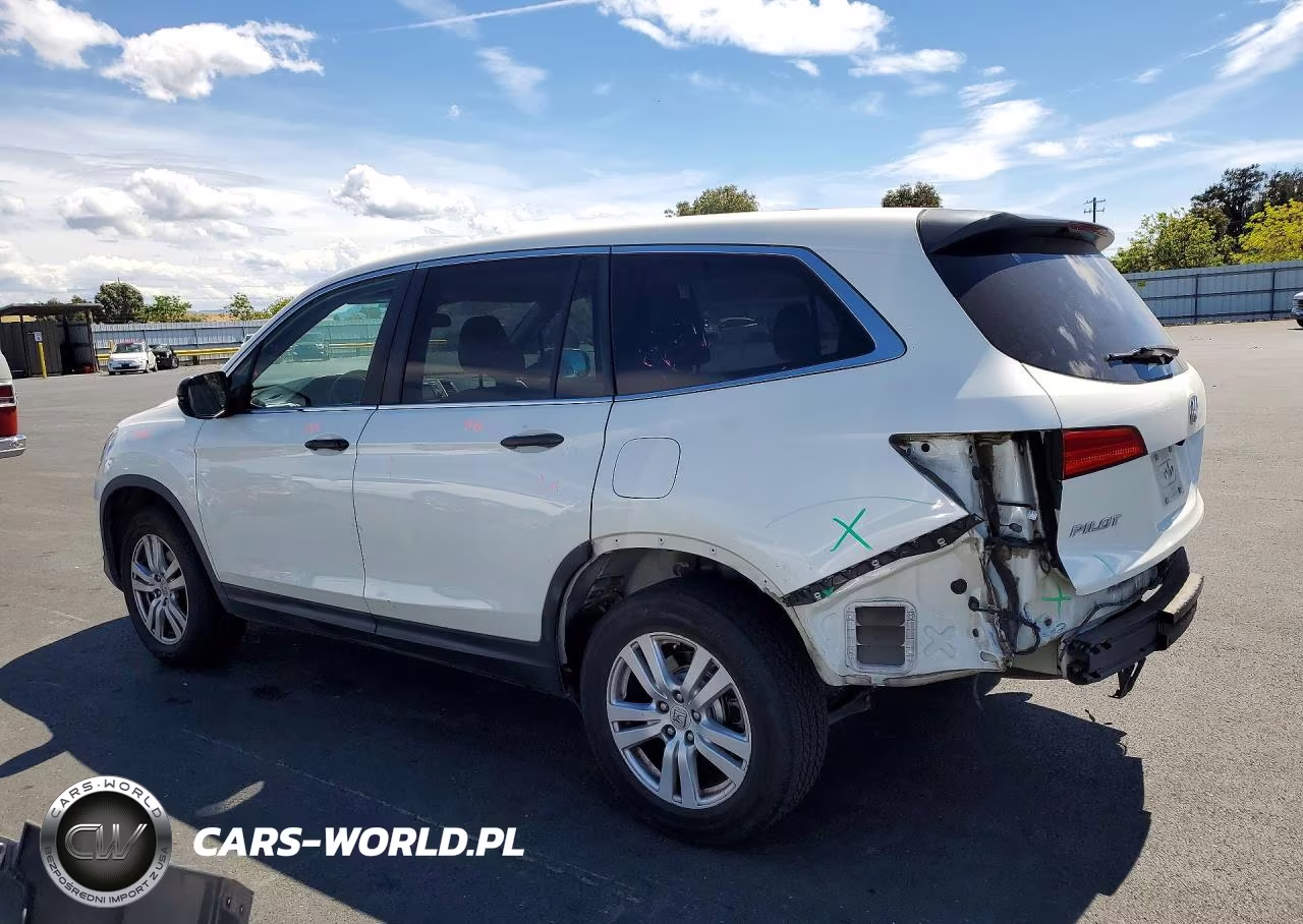 2016 Honda Pilot Lx VIN:5FNYF5H1XGB019470 - 2