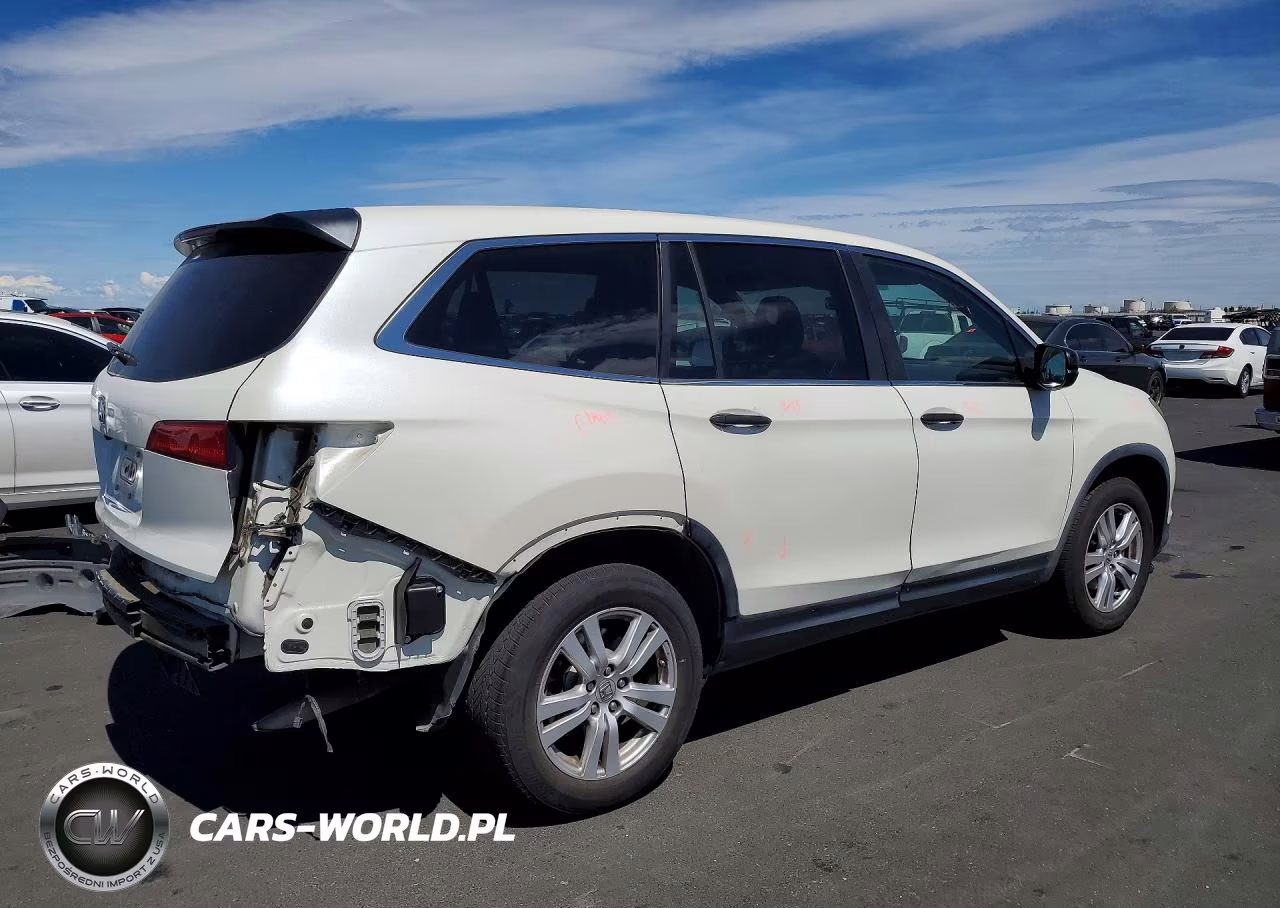 2016 Honda Pilot Lx VIN:5FNYF5H1XGB019470 - 3