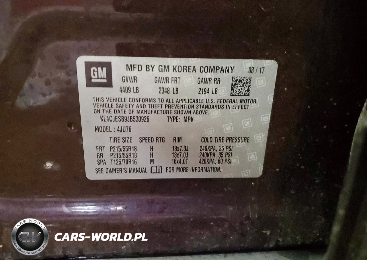2018 Buick Encore Preferred VIN:KL4CJESB9JB530926 - 14