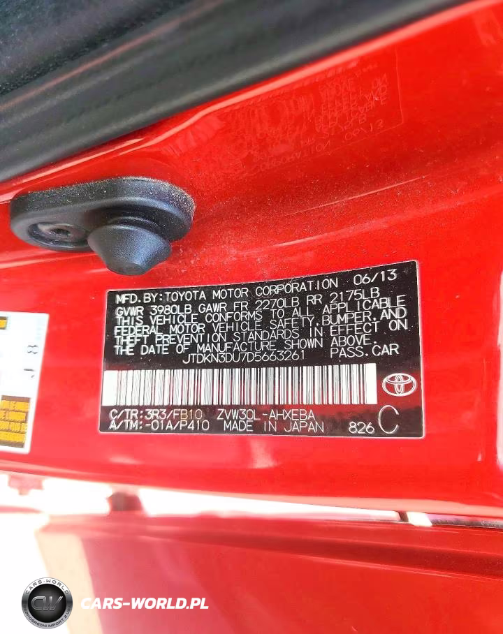 2013 Toyota Prius Three VIN:JTDKN3DU7D5663261 - 12