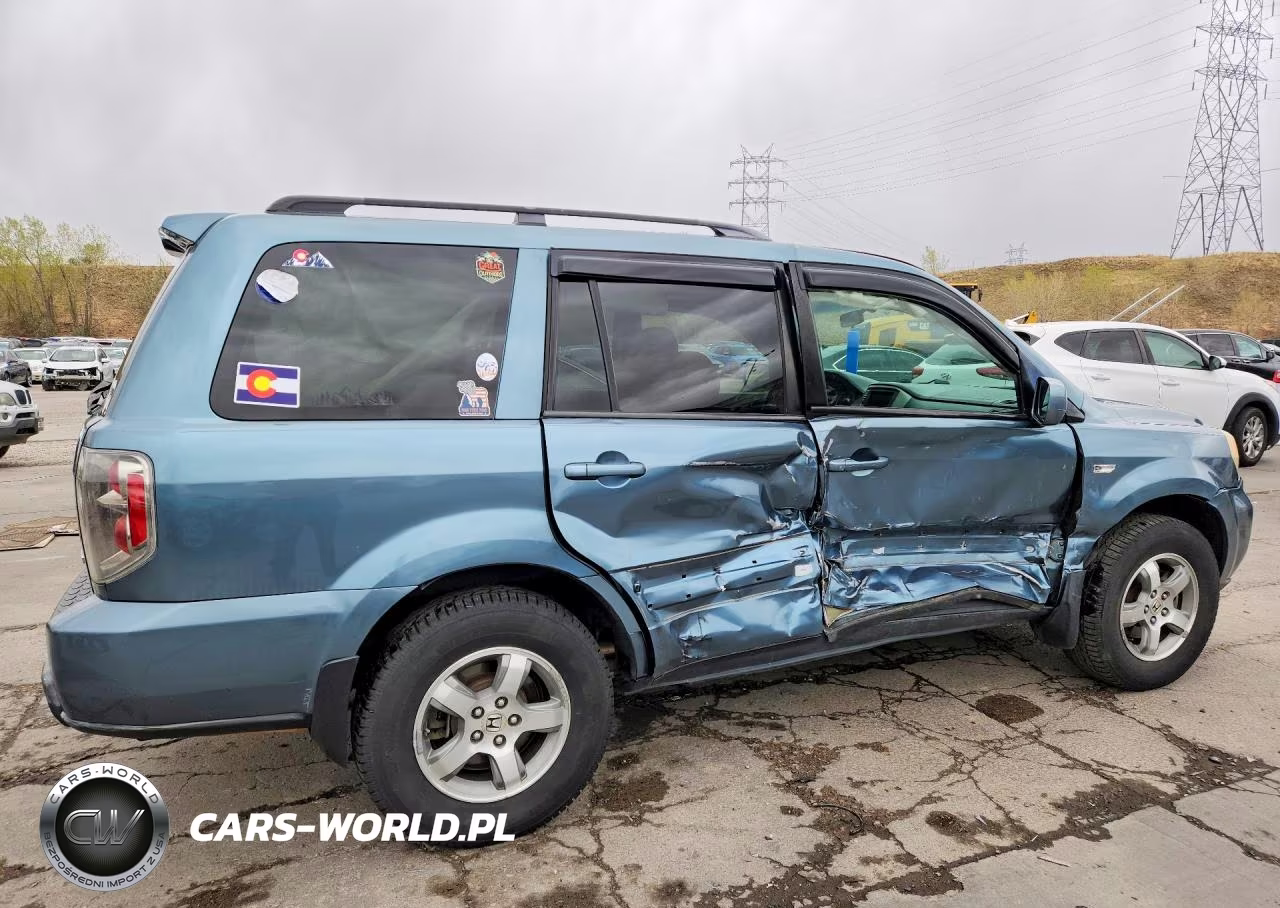 2007 Honda Pilot Exl VIN:5FNYF18757B000192 - 3