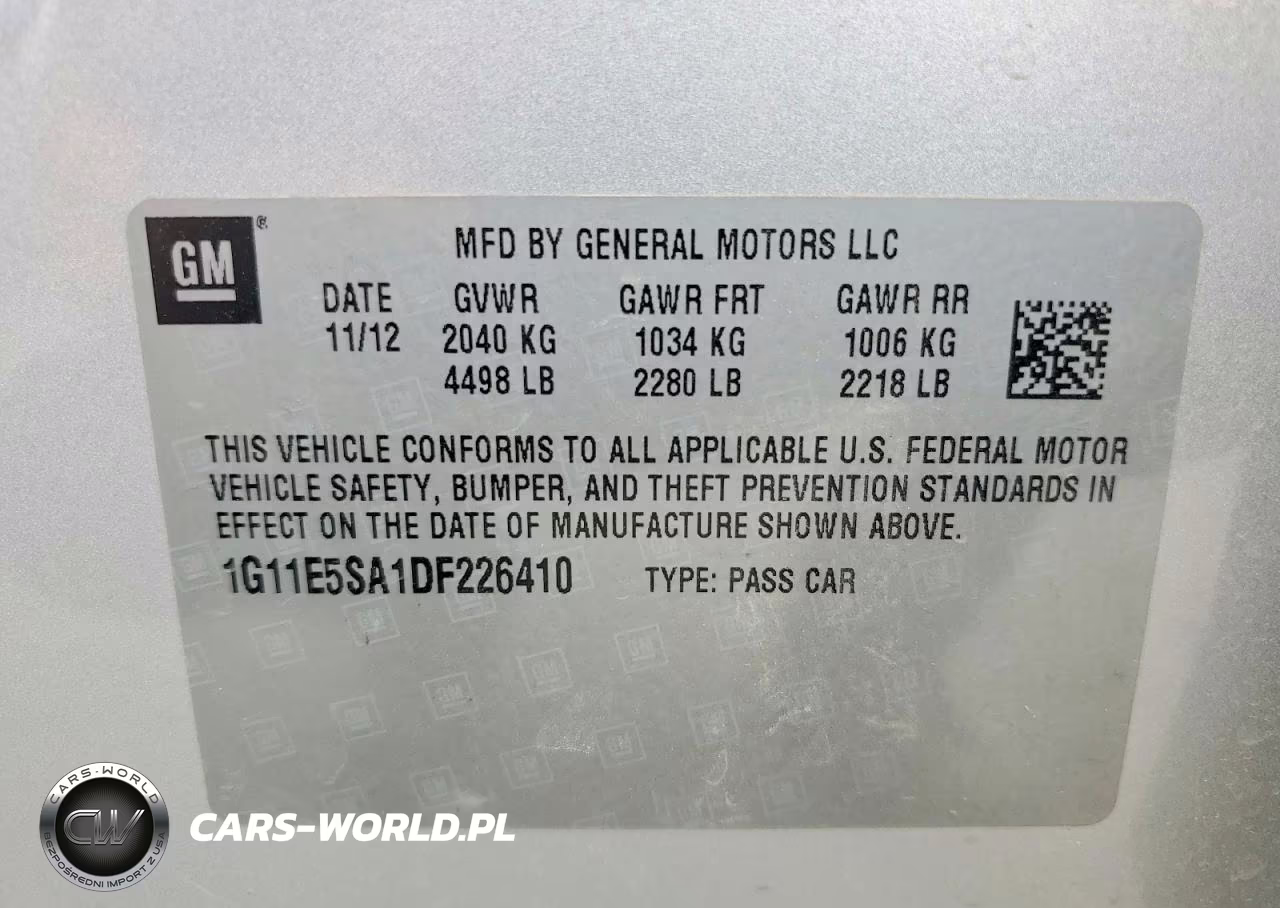 2013 Chevrolet Malibu 2Lt VIN:1G11E5SA1DF226410 - 12