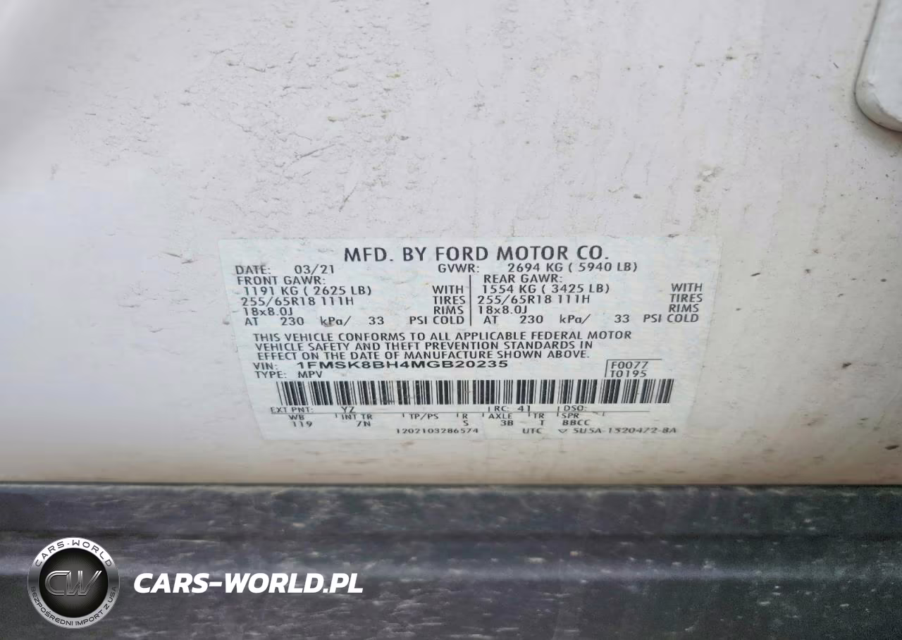 2021 Ford Explorer VIN:1FMSK8BH4MGB20235 - 13