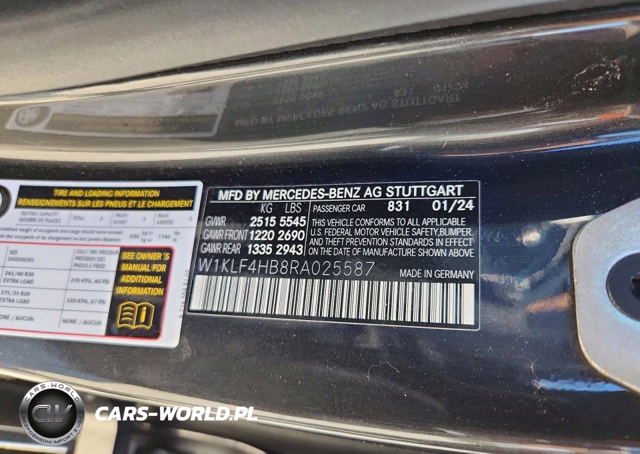 2024 Mercedes Benz E 350 4Matic VIN:W1KLF4HB8RA025587 - 12