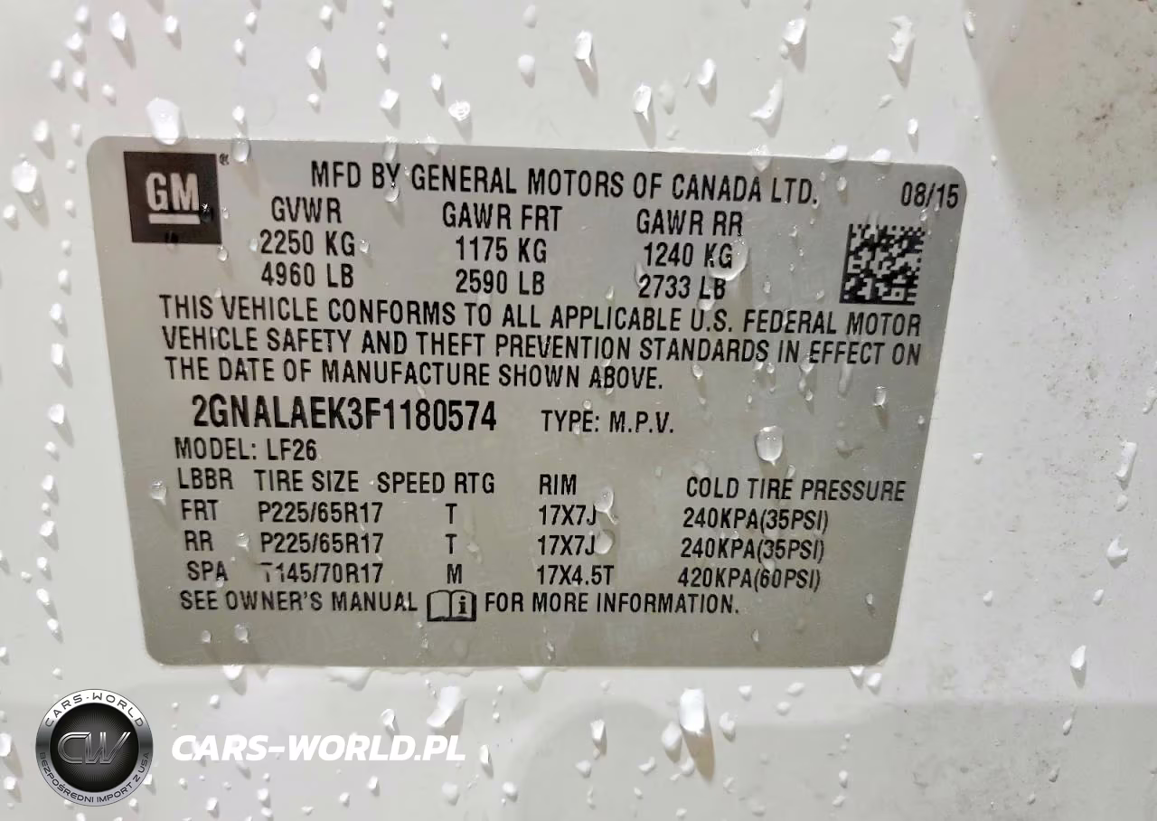 2015 Chevrolet Equinox Ls VIN:2GNALAEK3F1180574 - 12
