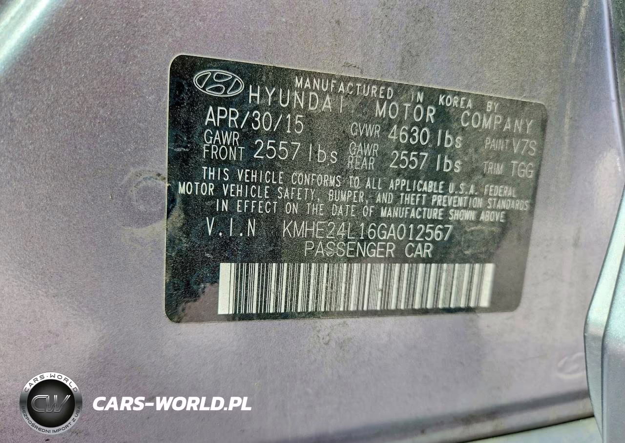 2016 Hyundai Sonata Hybrid Se VIN:KMHE24L16GA012567 - 13